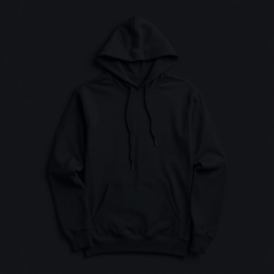 Signature Heavyweight Hoodie in black
